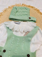 Set Completo Salopette Verde NG2044 NAZARENO GABRIELLI - Piccole Canaglie - PC25295