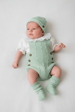 Set Completo Salopette Verde Ng2044 Nazareno Gabrielli - Piccole Canaglie - PC25295