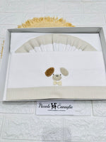 Set Lenzuola Carrozzina Cane Beige Lc015 - Piccole Canaglie - PC27582