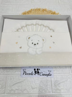 Set Lenzuola Carrozzina Orso D’Ogni D’Oro Beige Lc015180 - Piccole Canaglie - PC30007