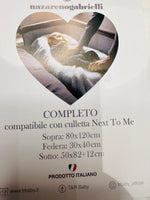 Set lenzuola Next to me NG3016 Dis 2 bianco - Piccole Canaglie - PC24872