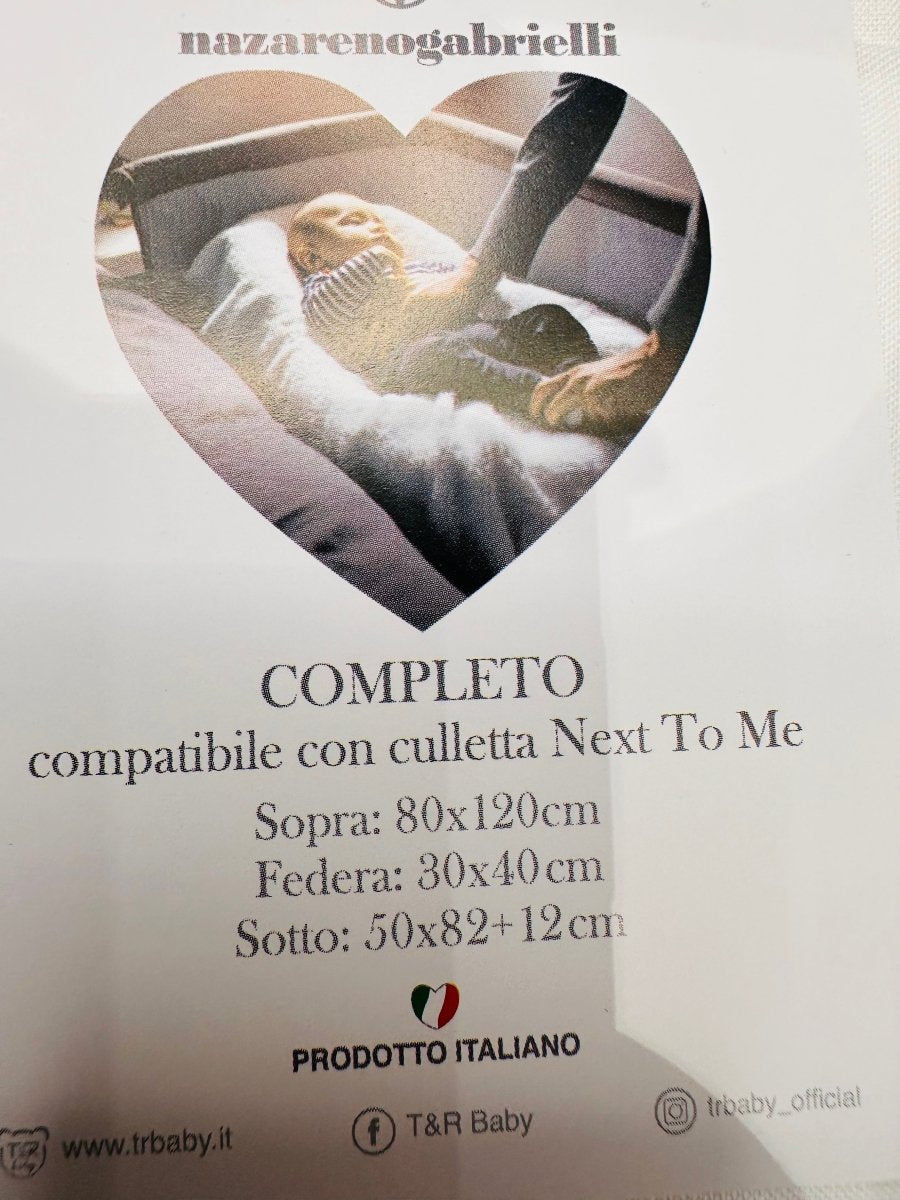 Set lenzuola Next to me NG3016 Dis 2 bianco - Piccole Canaglie - PC24872