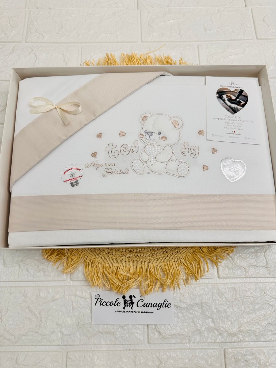 Set Lenzuola Next To Me Ng3016 Dis 20 Beige - Piccole Canaglie - PC25872