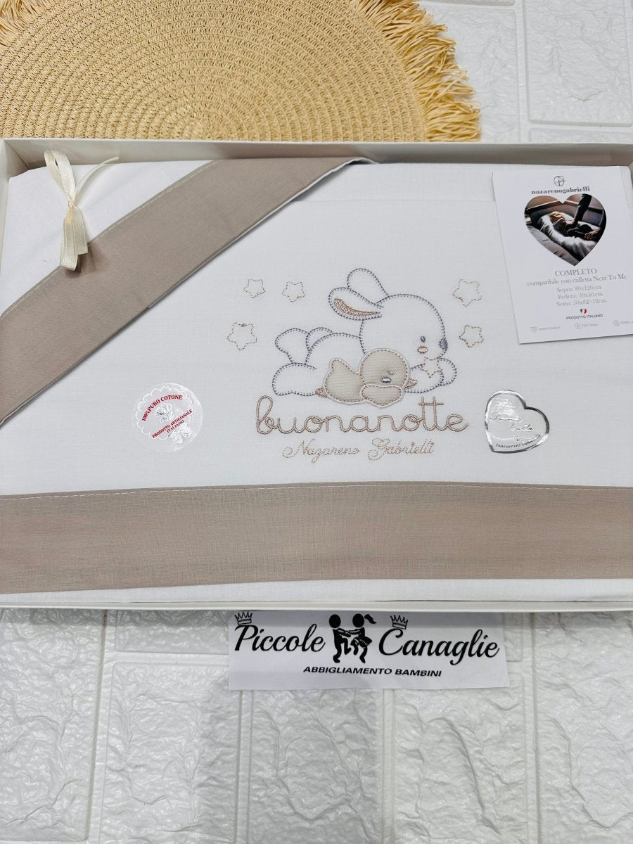 Set Lenzuola Next To Me Ng3016 Dis 21 Tortora - Piccole Canaglie - PC25212