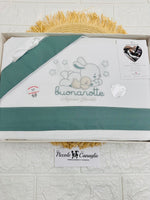 Set Lenzuola Next To Me Ng3016 Dis 21 Verde - Piccole Canaglie - PC25870