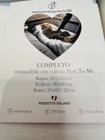 Set Lenzuola Next To Me Ng3016 Dis 24 Celeste - Piccole Canaglie - PC27178