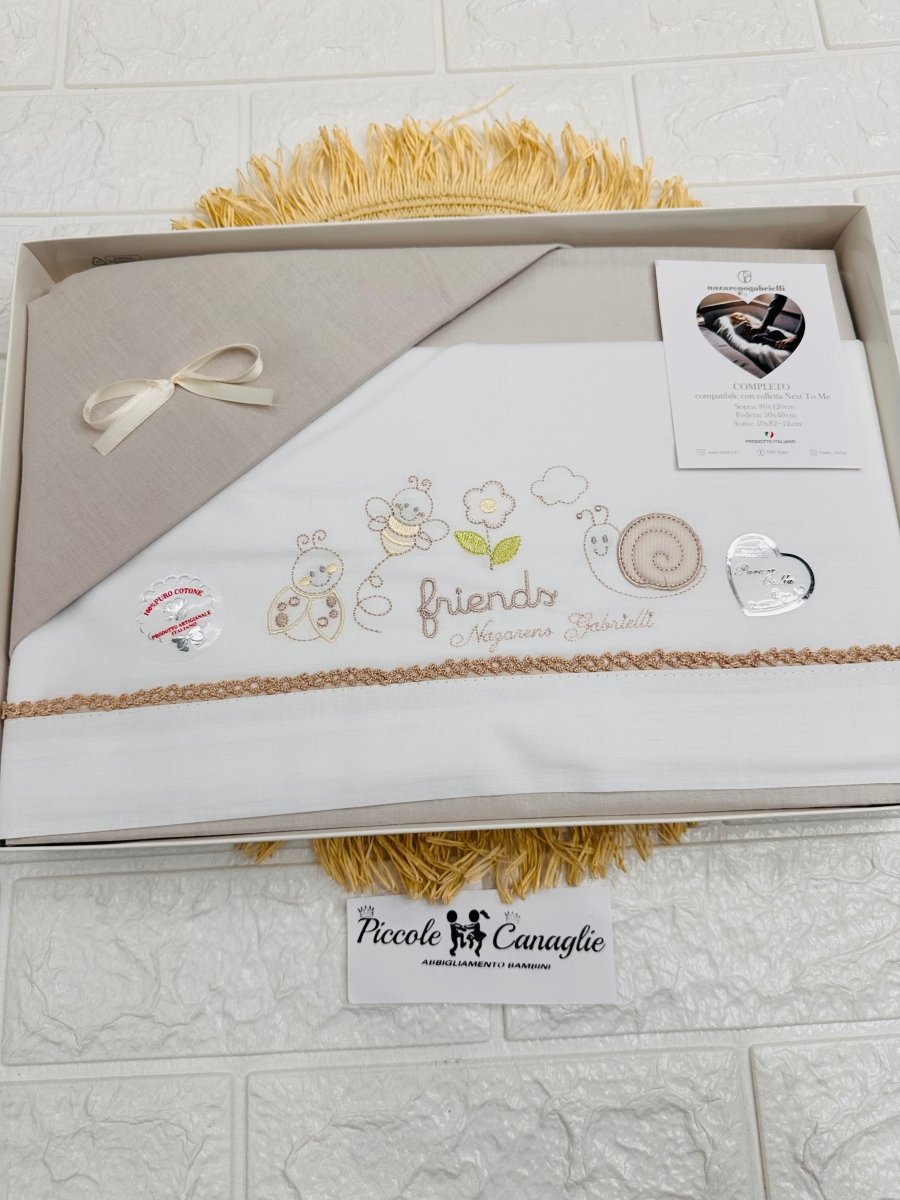 Set Lenzuola Next To Me Ng3016 Dis 24 Tortora - Piccole Canaglie - PC25868