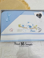 Set Lenzuola Next To Me Ng3016 Dis 27 Celeste - Piccole Canaglie - PC27175
