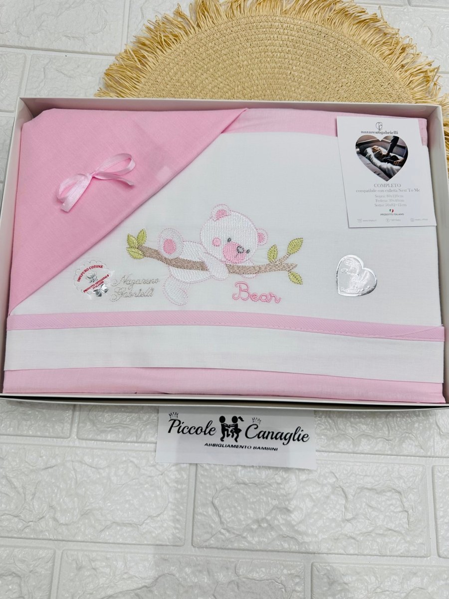 Set Lenzuola Next To Me Ng3016 Dis 27 rosa - Piccole Canaglie - PC27877