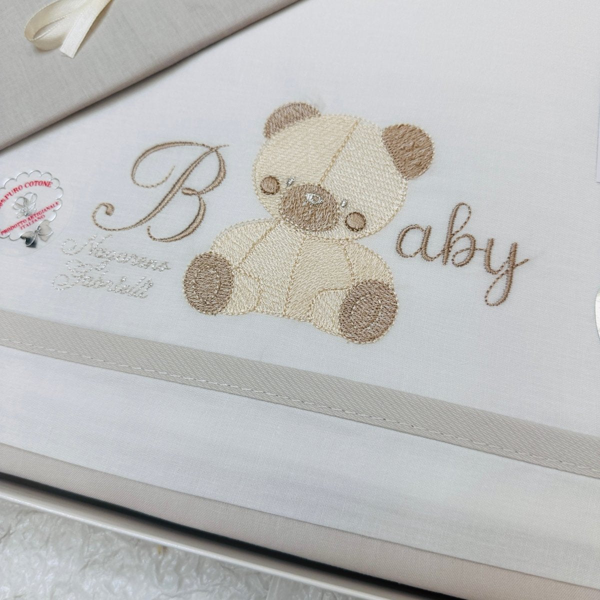 Set lenzuola Next to me Orso Begie 3016 - Piccole Canaglie - PC22752