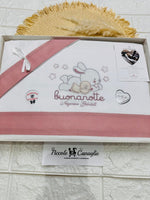 Set lenzuola rosa antico Next to Me NG3016 dis21 - Piccole Canaglie - PC26418