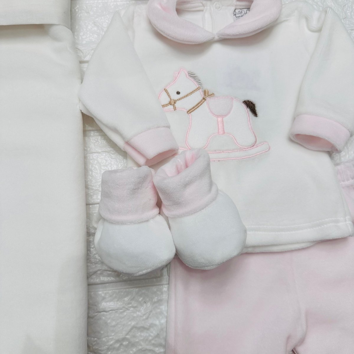 Set Nascita ciniglia Cavallina rosa - Piccole Canaglie - 