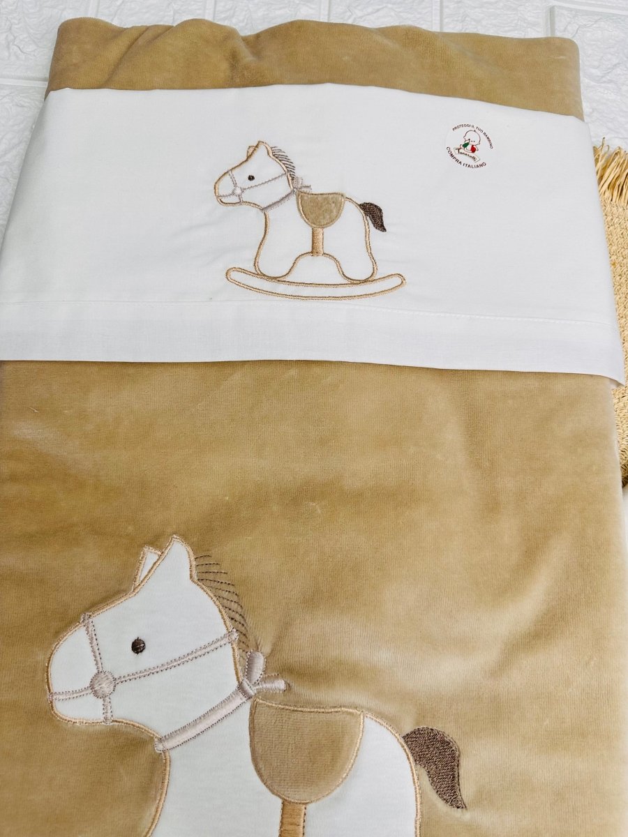 Set Nascita Ciniglia Cavallino Beige - Piccole Canaglie - 