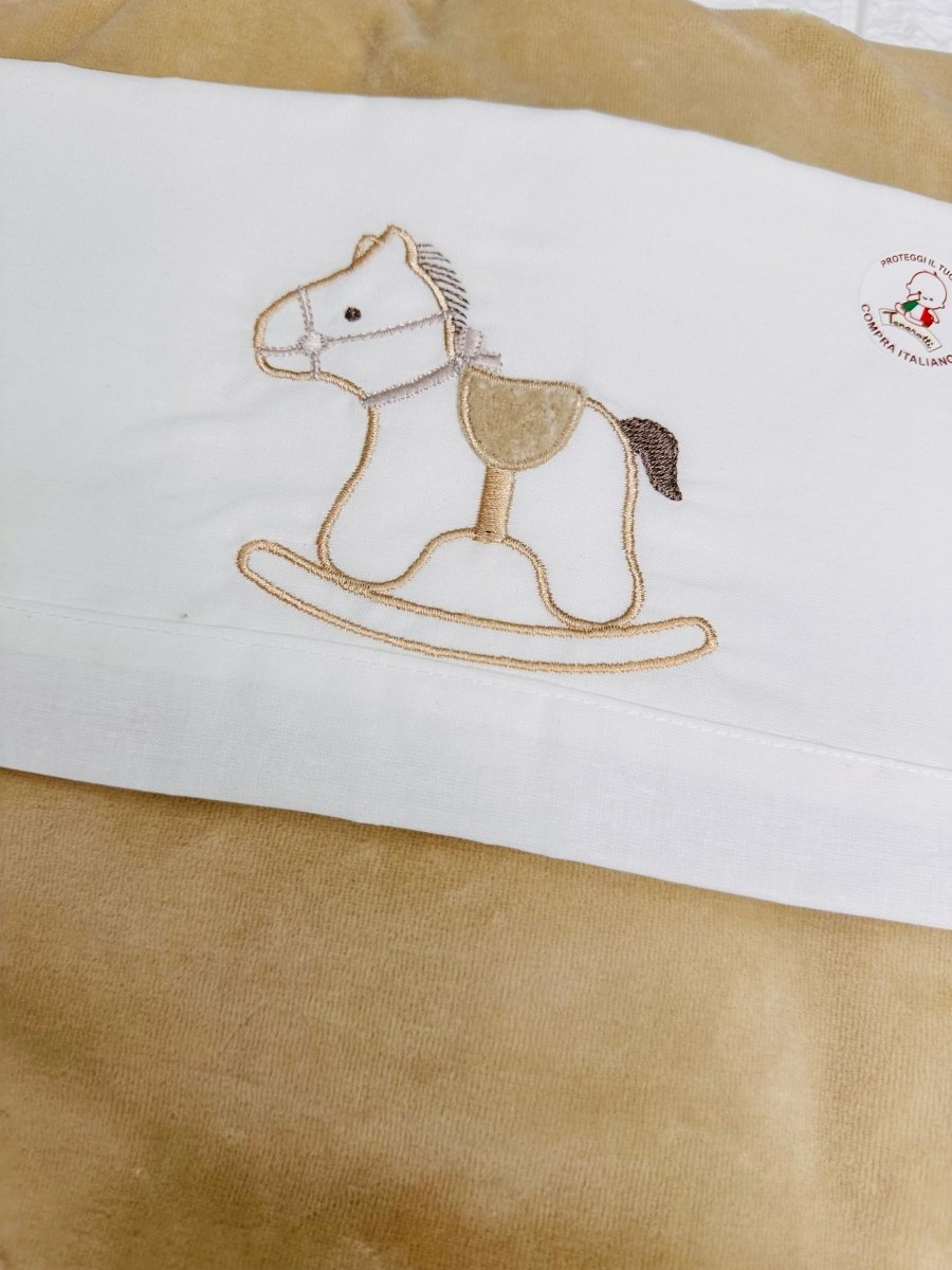 Set Nascita Ciniglia Cavallino Beige - Piccole Canaglie - 