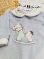 Set nascita ciniglia Cavallino Celeste - Piccole Canaglie - 