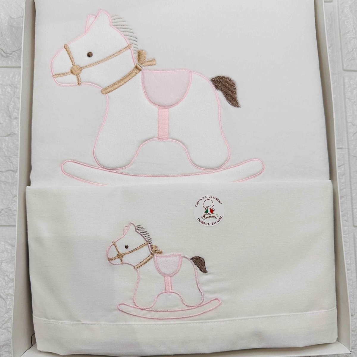 Set nascita ciniglia cavallino Rosa - Piccole Canaglie - 