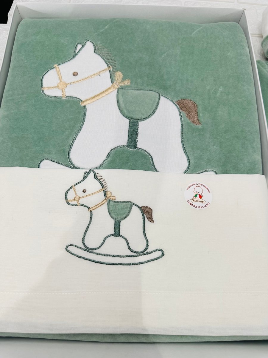 Set nascita ciniglia cavallino verde 35512 - Piccole Canaglie - PC29608