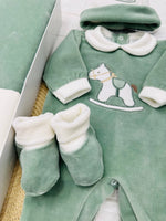 Set nascita ciniglia cavallino verde 35512 - Piccole Canaglie - PC29608