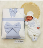 Set Nascita Ciniglia Fiocco Celeste - Piccole Canaglie - 