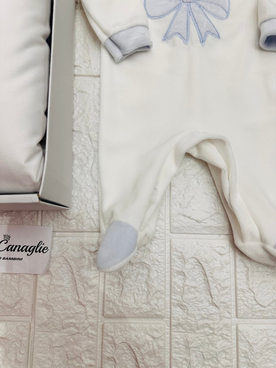 Set Nascita Ciniglia Fiocco Celeste - Piccole Canaglie - 