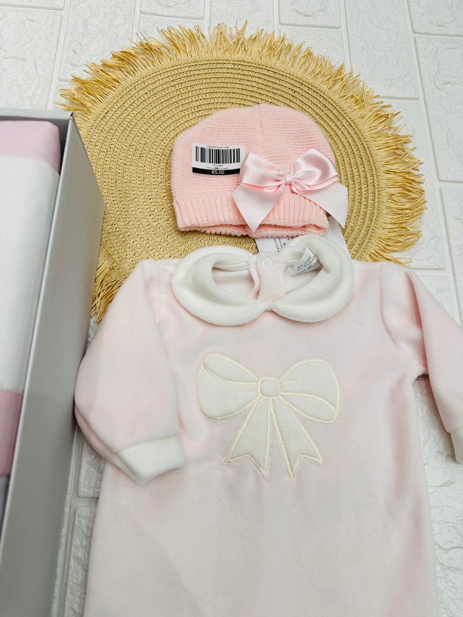 Set nascita ciniglia Fiocco Rosa - Piccole Canaglie - 