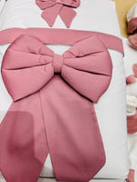 Set nascita Ciniglia Fiocco Rosa Antico - Piccole Canaglie - 