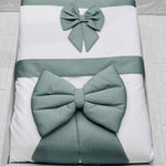 Set nascita ciniglia fiocco verde - Piccole Canaglie - 