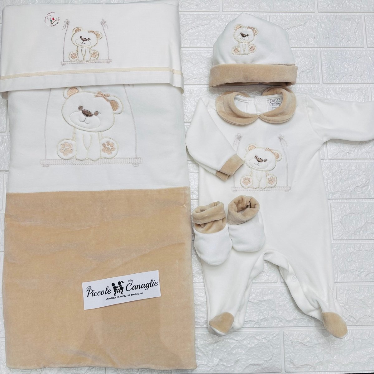 Set Nascita ciniglia Orsetta Begie - Piccole Canaglie - 