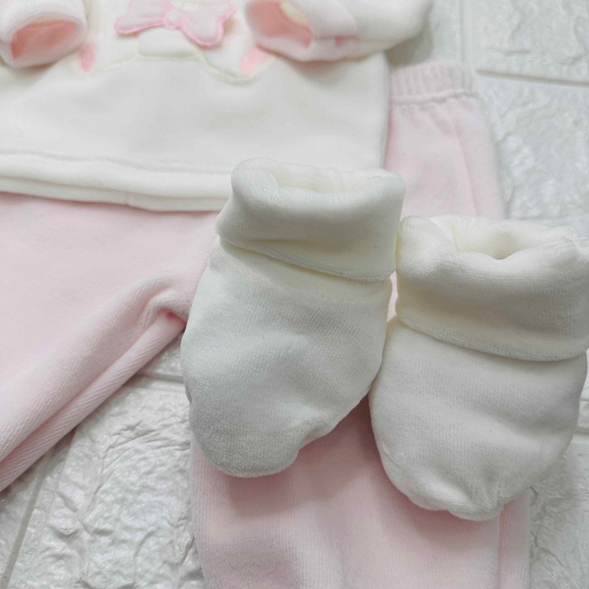 Set nascita ciniglia Orsetta fiocco rosa - Piccole Canaglie - 