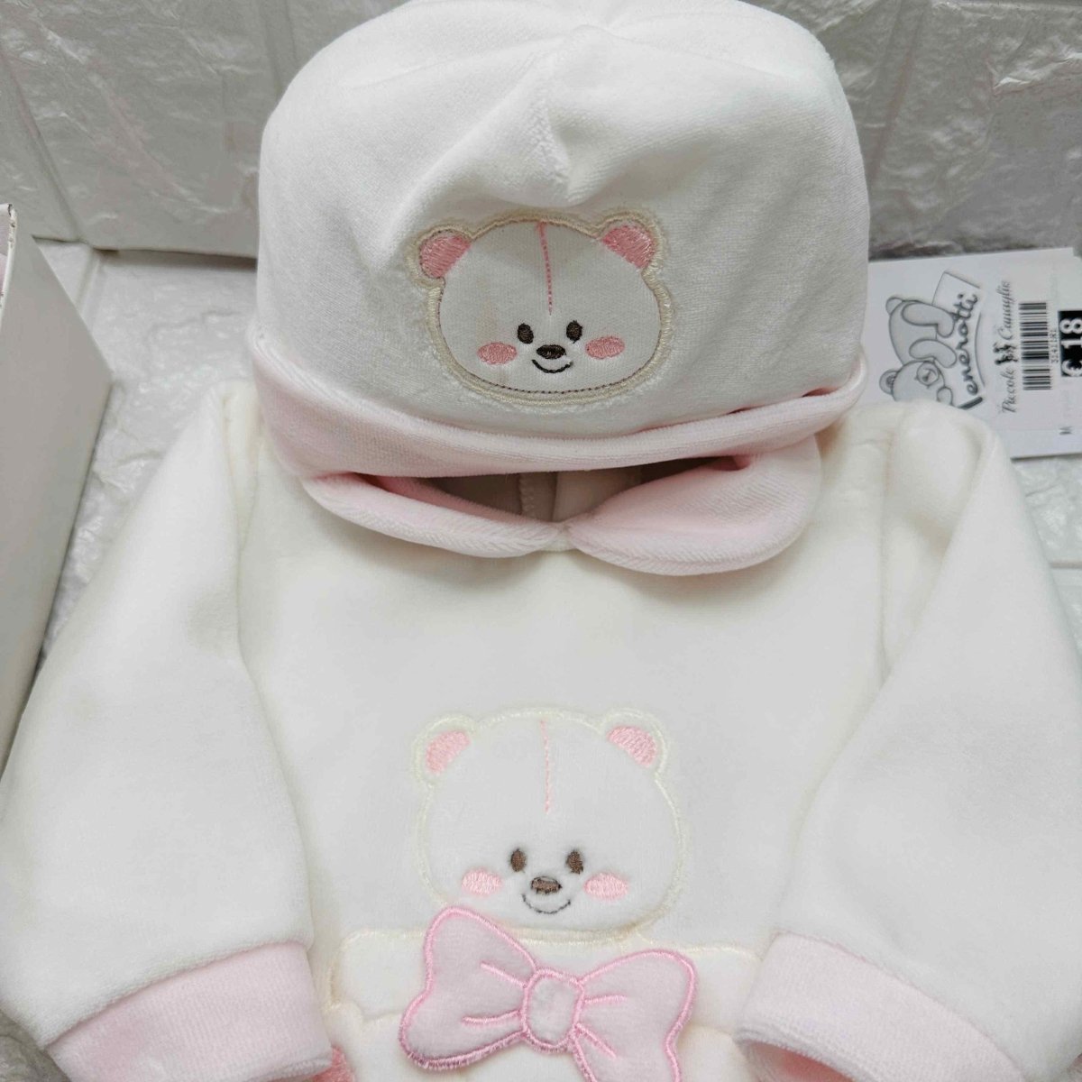 Set nascita ciniglia Orsetta fiocco rosa - Piccole Canaglie - 