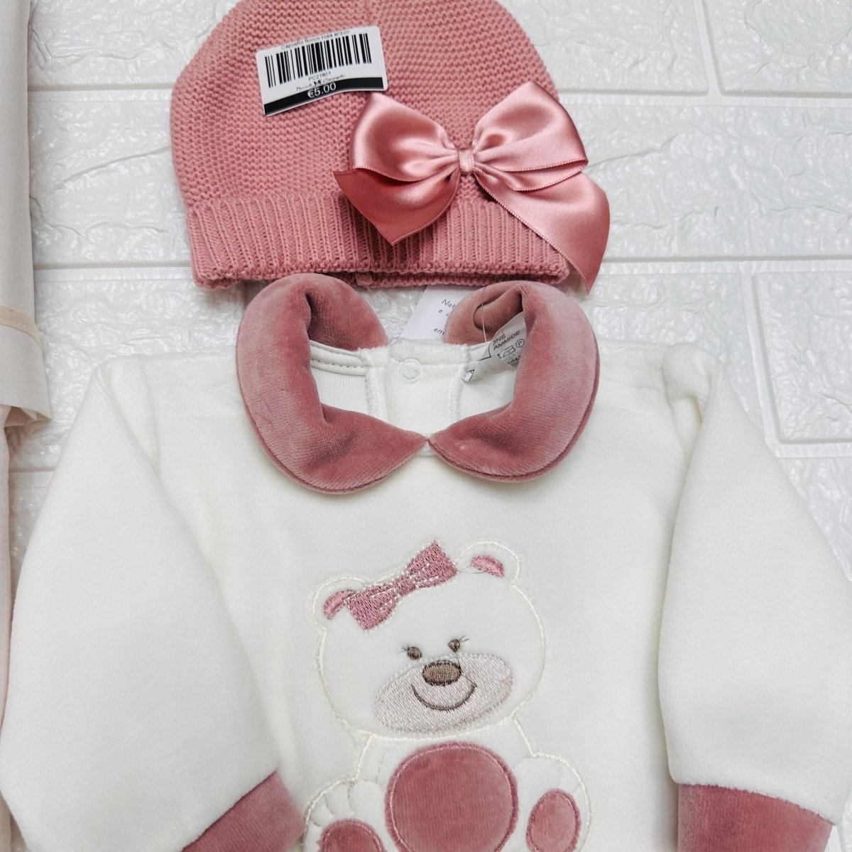 Set nascita ciniglia Orsetta Rosa antico - Piccole Canaglie - 