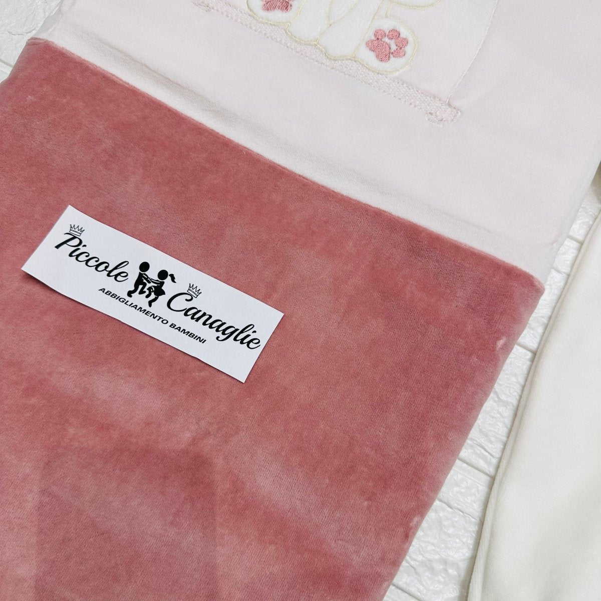 Set nascita ciniglia Orsetta Rosa antico - Piccole Canaglie - 