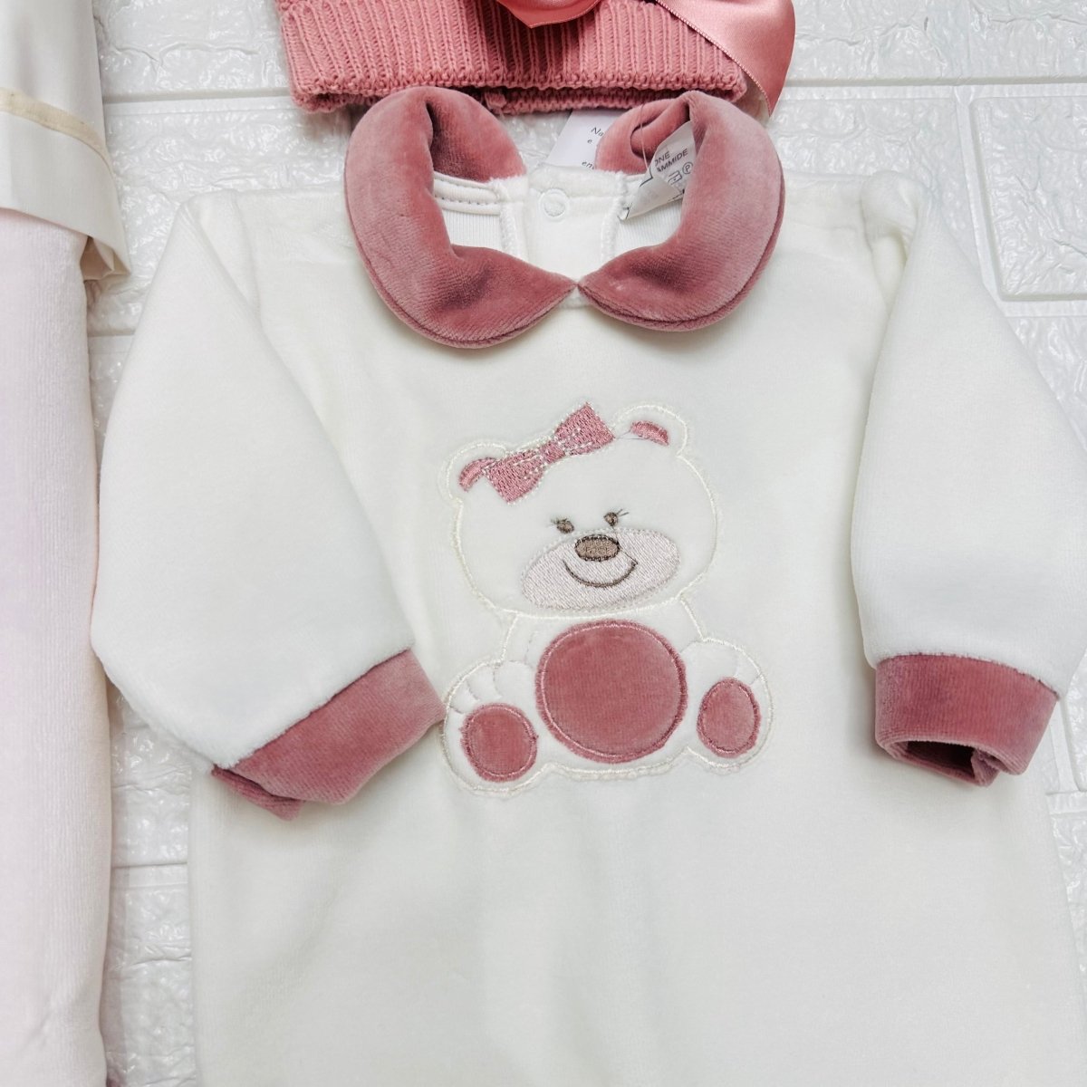 Set nascita ciniglia Orsetta Rosa antico - Piccole Canaglie - 