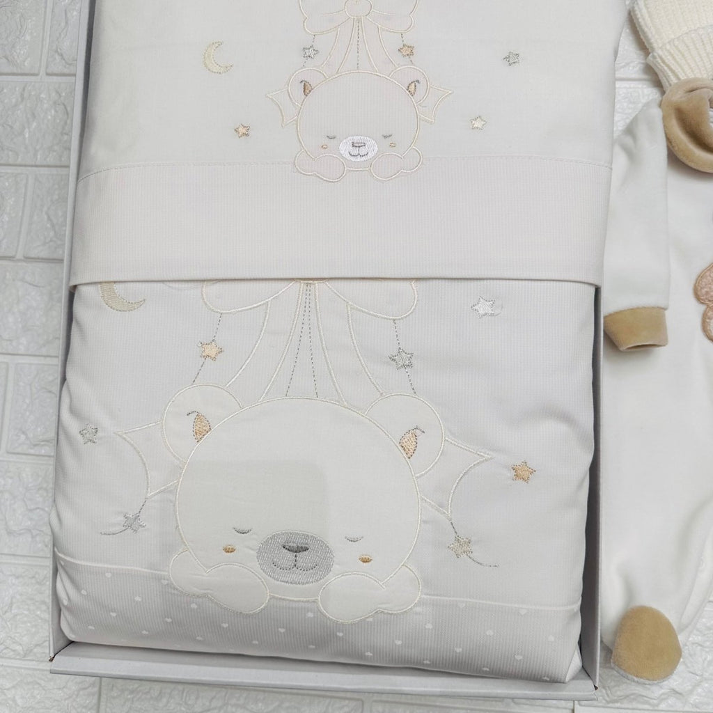 Set Nascita ciniglia Orsetto Crema - Piccole Canaglie - 