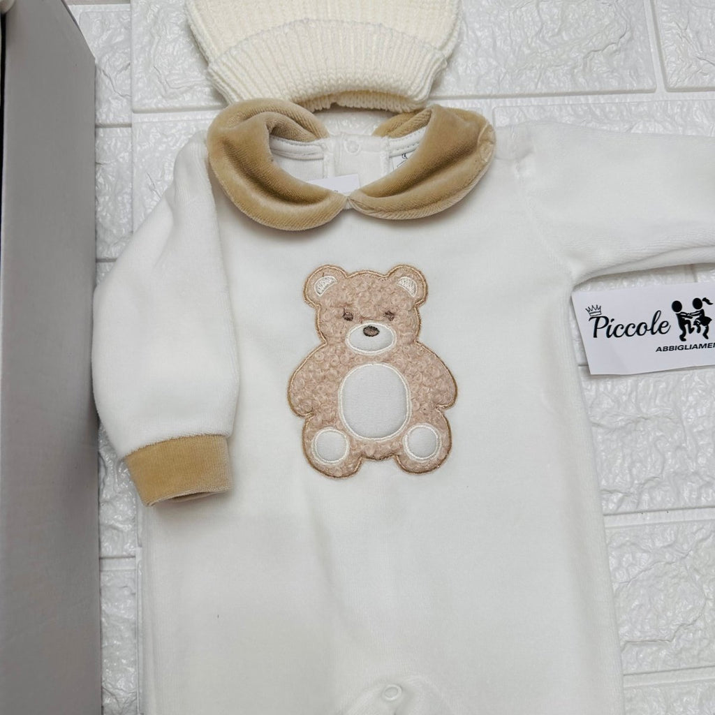 Set Nascita ciniglia Orsetto Crema - Piccole Canaglie - 