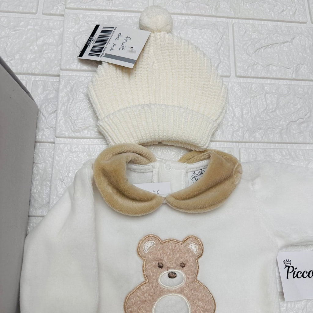 Set Nascita ciniglia Orsetto Crema - Piccole Canaglie - 