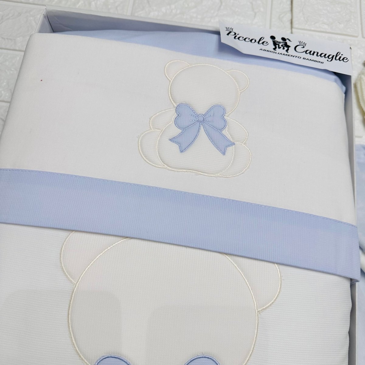 Set nascita ciniglia orso celeste - Piccole Canaglie - 