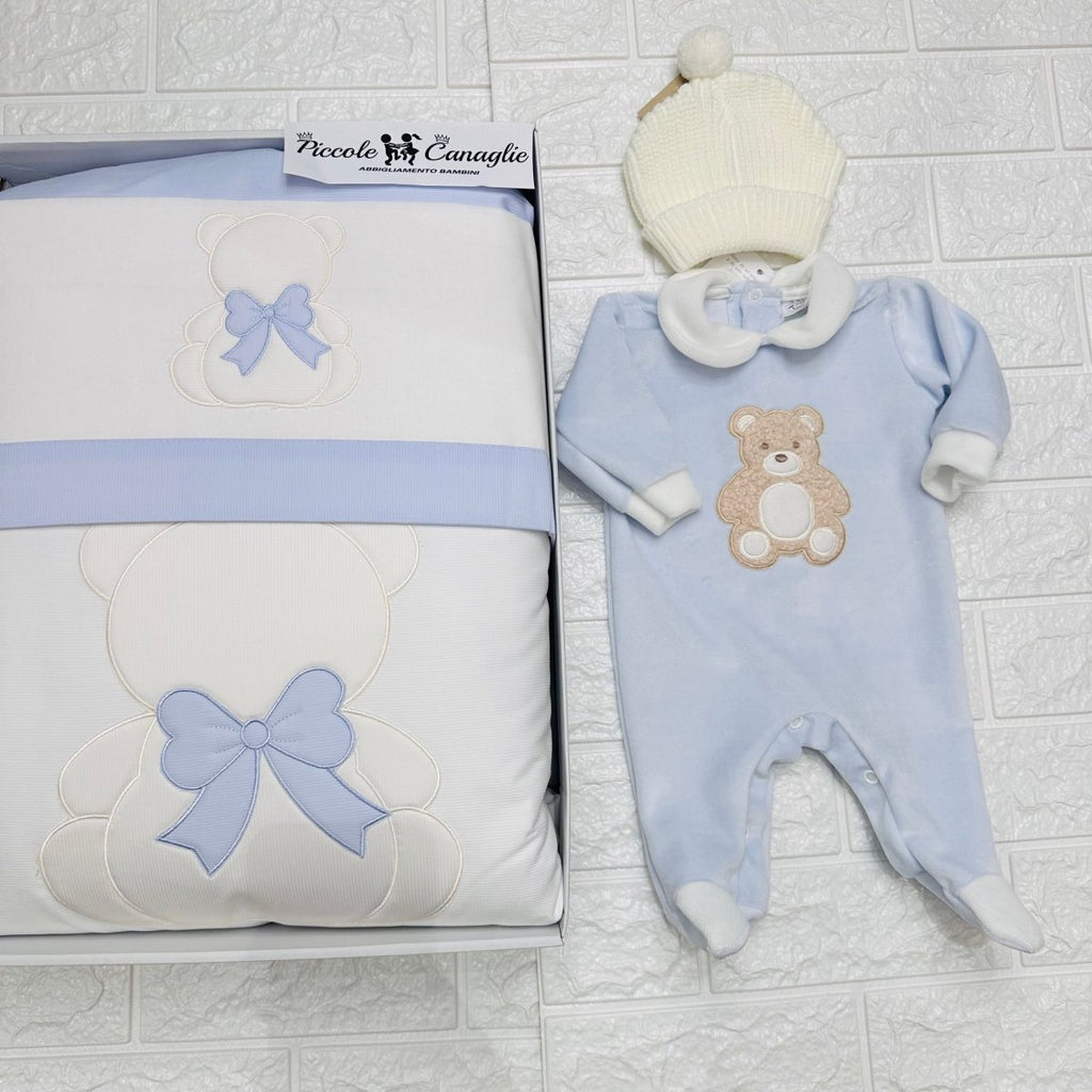 Set nascita ciniglia orso celeste - Piccole Canaglie - 