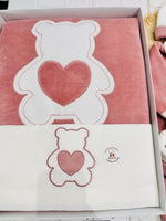Set Nascita Ciniglia Orso Cuoricino Lampone 35509 - Piccole Canaglie - PC29512