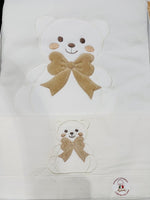 Set Nascita Ciniglia Orso Fiocco Beige 35514 - Piccole Canaglie - PC28622