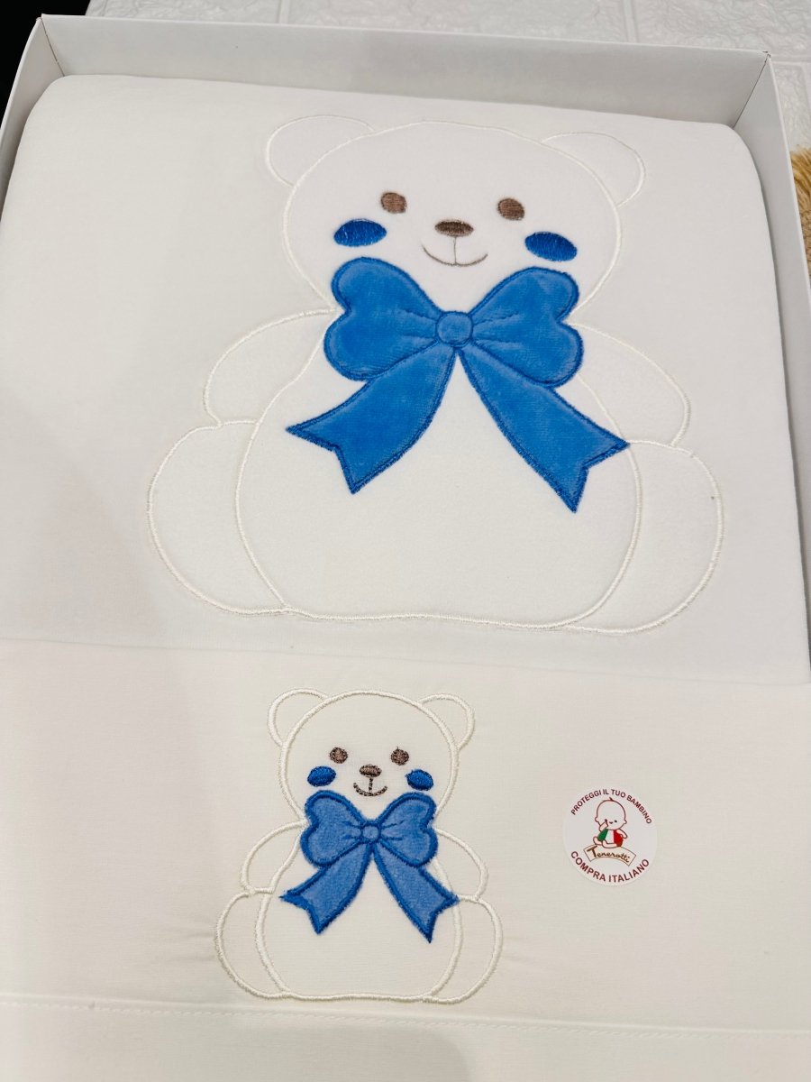 Set Nascita Ciniglia Orso Fiocco Blu Oceano 35514 - Piccole Canaglie - PC28621