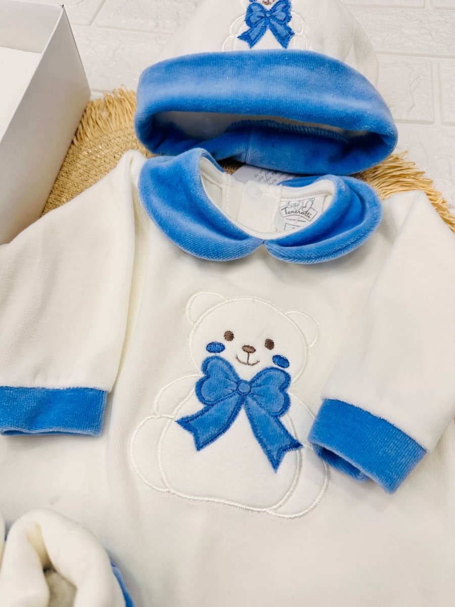 Set Nascita Ciniglia Orso Fiocco Blu Oceano 35514 - Piccole Canaglie - PC28621
