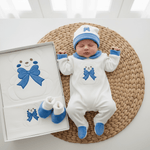 Set Nascita Ciniglia Orso Fiocco Blu Oceano 35514 - Piccole Canaglie - PC28621