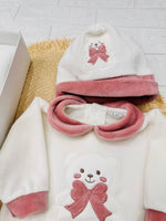 Set Nascita Ciniglia Orso Fiocco Rosa Antico 35514 - Piccole Canaglie - PC28623