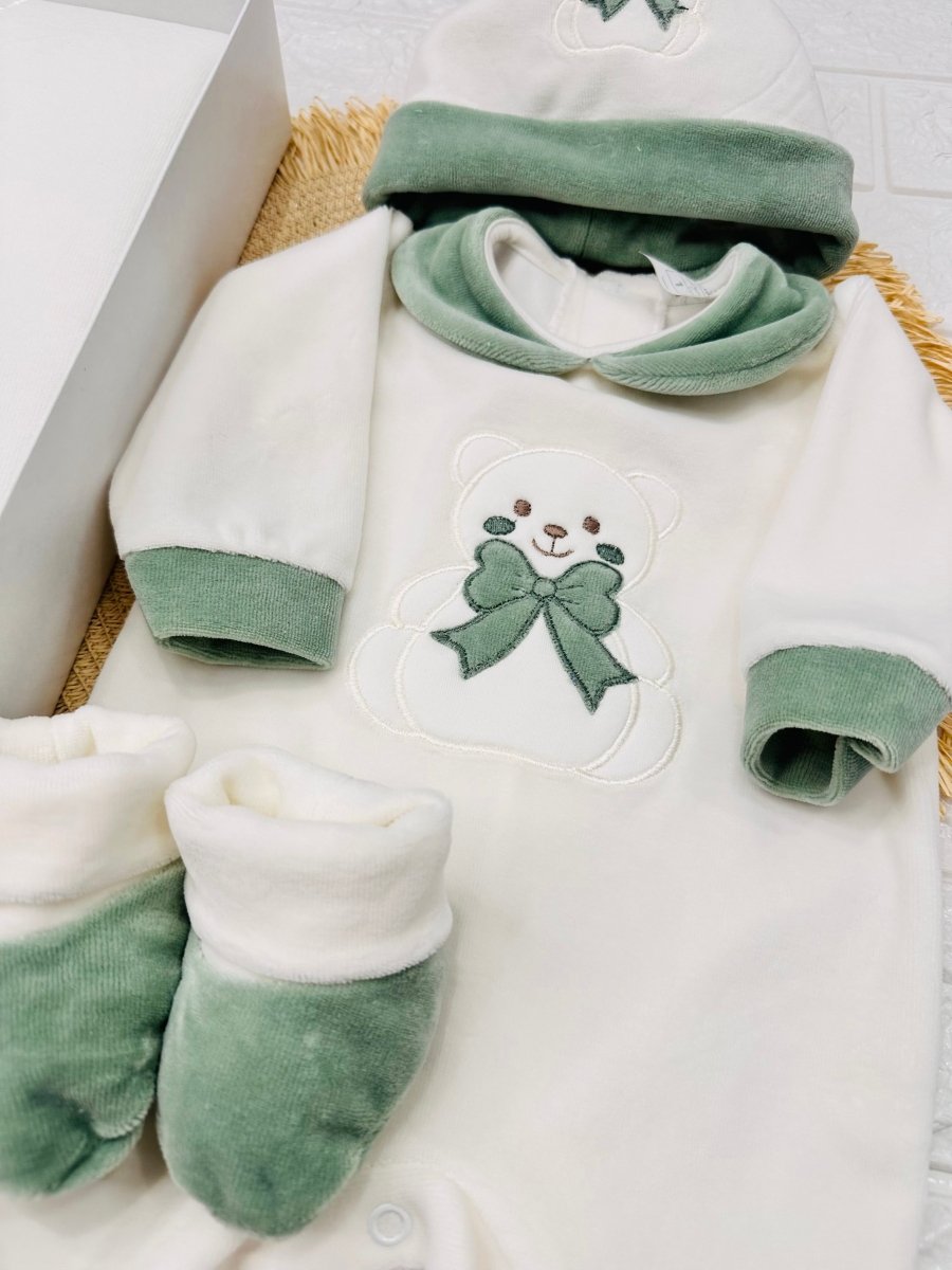 Set Nascita Ciniglia Orso Fiocco Verde 35514 - Piccole Canaglie - PC28624