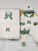Set Nascita Ciniglia Orso Fiocco Verde 35514 - Piccole Canaglie - PC28624