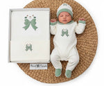 Set Nascita Ciniglia Orso Fiocco Verde 35514 - Piccole Canaglie - PC28624