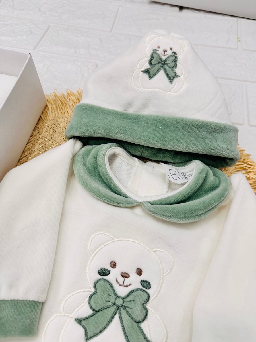 Set Nascita Ciniglia Orso Fiocco Verde 35514 - Piccole Canaglie - PC28624