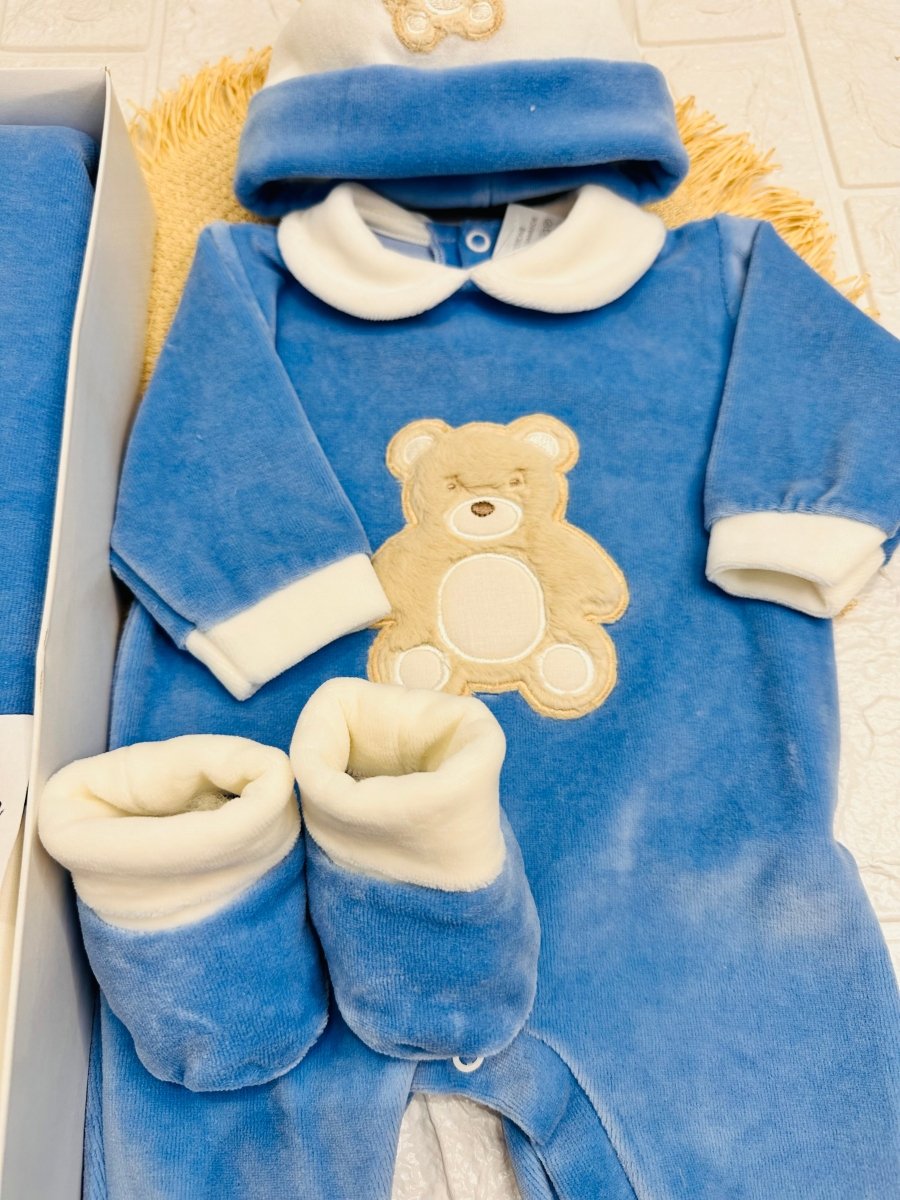Set Nascita Ciniglia Orso Morbidoso Azzurro 35507 - Piccole Canaglie - PC29508