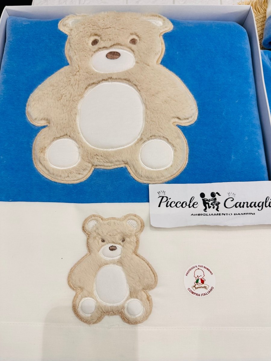 Set Nascita Ciniglia Orso Morbidoso Azzurro 35507 - Piccole Canaglie - PC29508